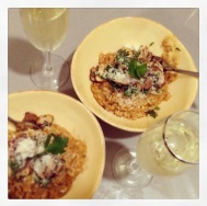 Risotto at home with Nell & Jay