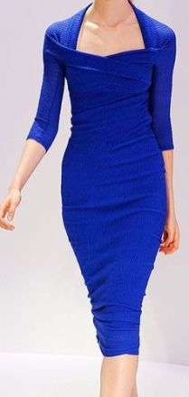 body con dress blue